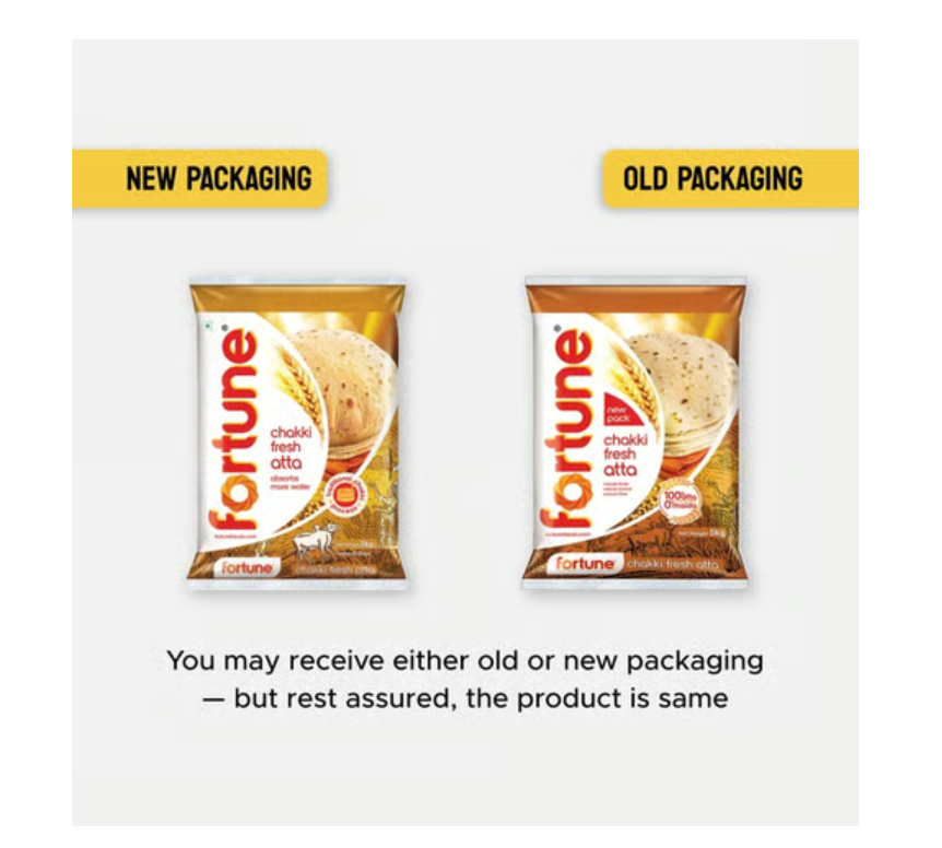 Fortune Chakki Fresh (100% Atta, 0% Maida) Atta 5 kg
