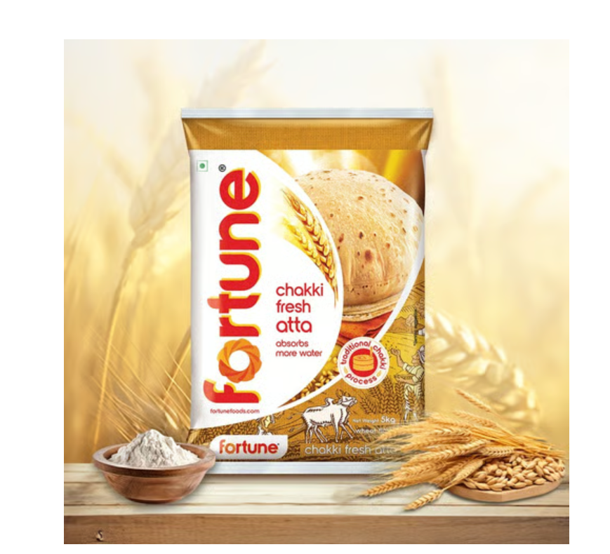 Fortune Chakki Fresh (100% Atta, 0% Maida) Atta 5 kg