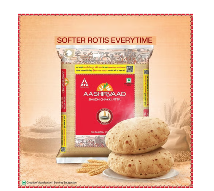 Aashirvaad Shudh Chakki Atta (100% Atta, 0% Maida) (10 kg)