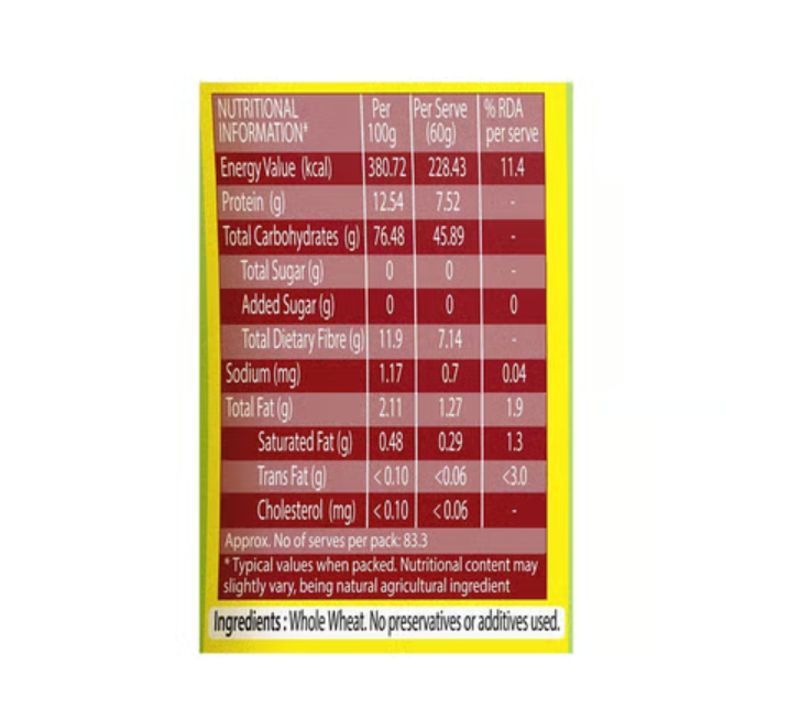 Ganesh Whole Wheat Chakki Atta 5kg