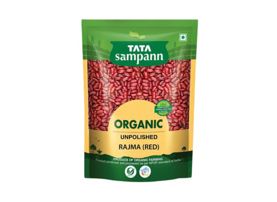 Tata Sampann Unpolished Organic Rajma (Red) 500 gms