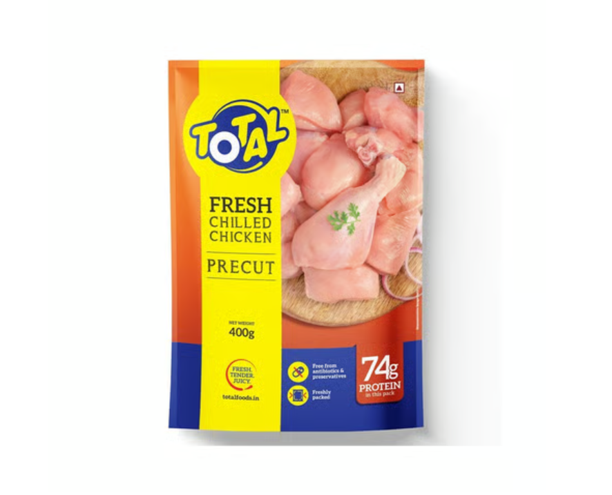 Total Chicken - Precut Chicken Curry Cut 400 Grams