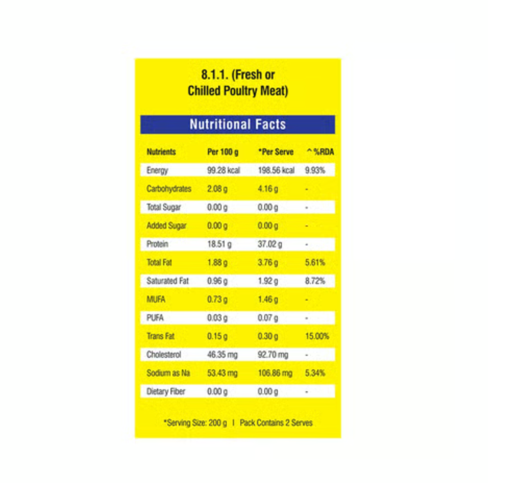 Total Chicken - Precut Chicken Curry Cut 400 Grams
