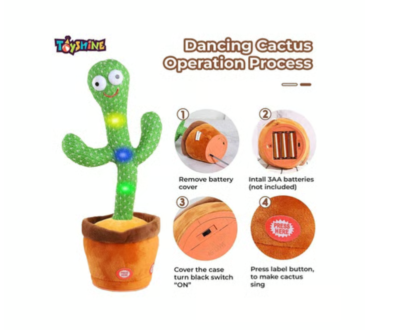 Toyshine Cactus Mimicking Musical Toy