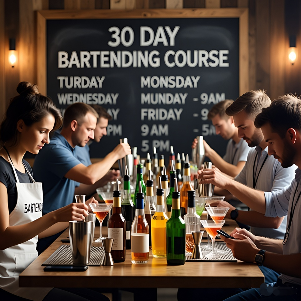 Learn Bartending Course in 30 Days